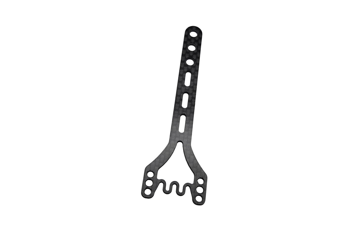 MAD Wurks X4 26 1.6mm Carbon Fiber Rear Top Deck w/Wave (3 Holes) (1)