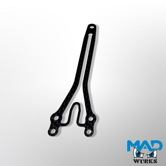 MAD Wurks Carbon Split Narrow Front Topdeck 1.5mm Schumacher Mi9 (1)