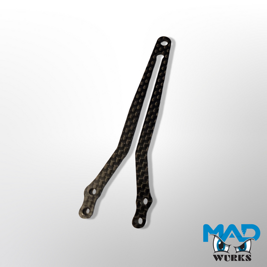 MAD Wurks Carbon Split Wide Front Topdeck 1.5mm Schumacher Mi9 (1)