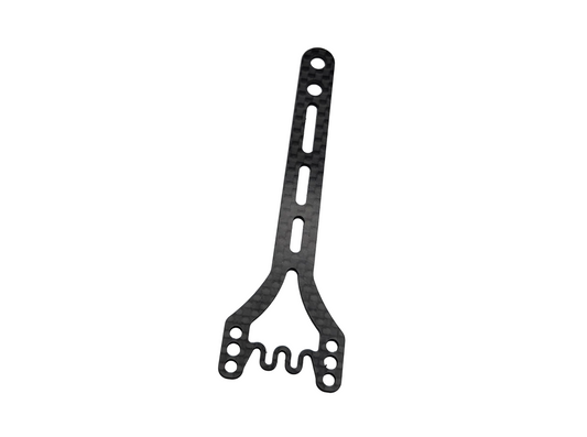 MAD Wurks X4 26 1.6mm Carbon Fiber Top Deck Bridges w/Wave (1)